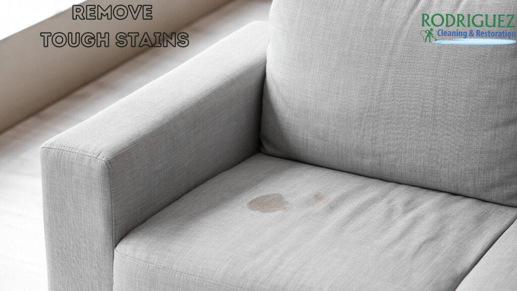 Professional Upholstery Cleaning remove tough Stains