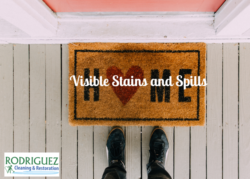 Visible Stains and Spills