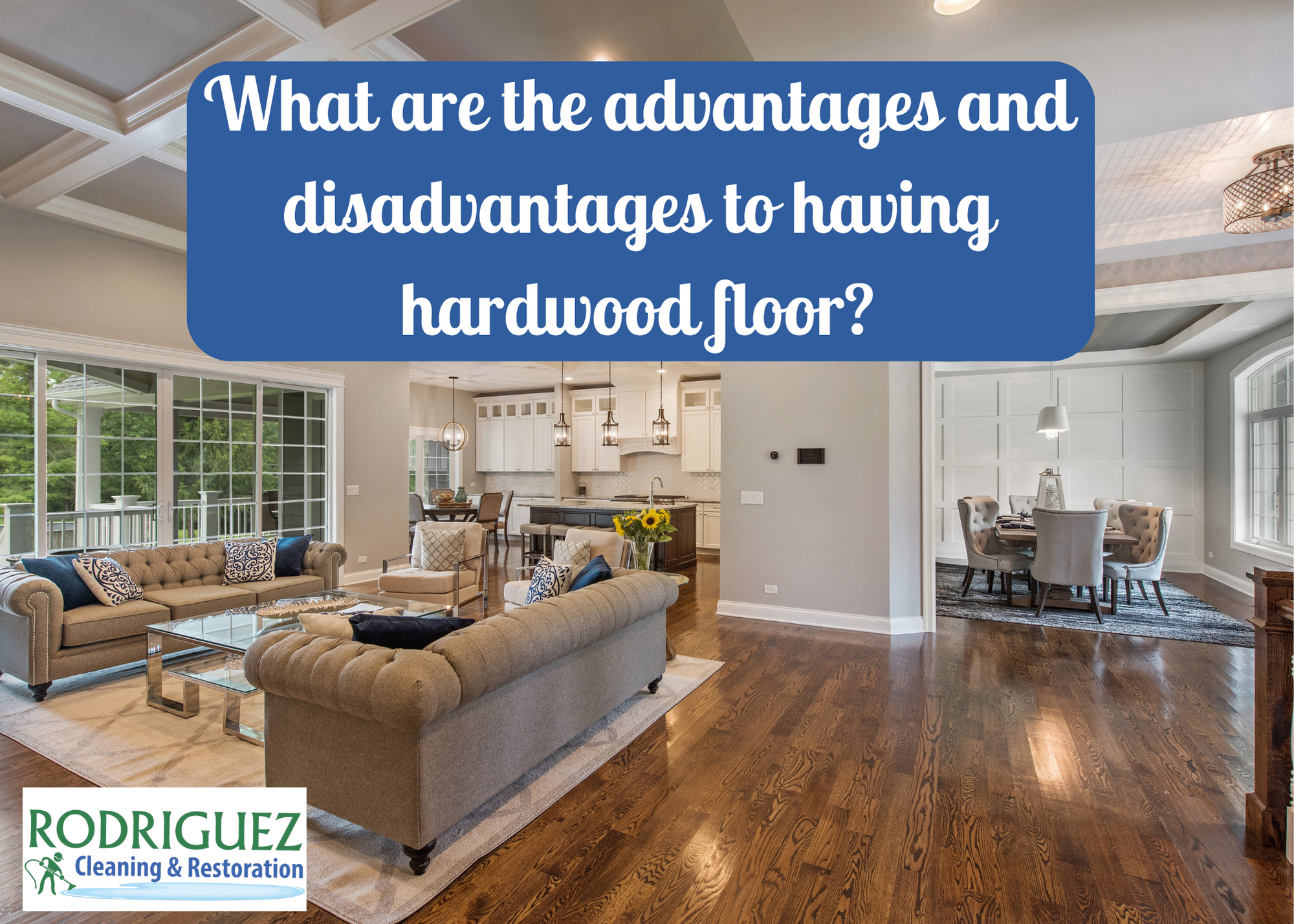 What are the advantages and disadvantages to having hardwood floor?